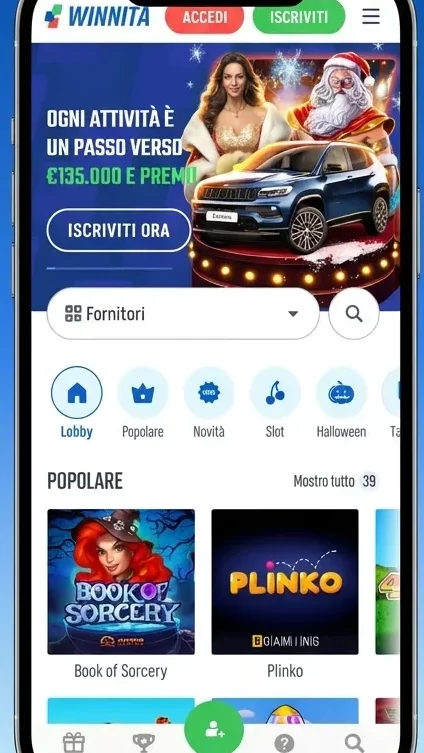 Funzionalità disponibili in app