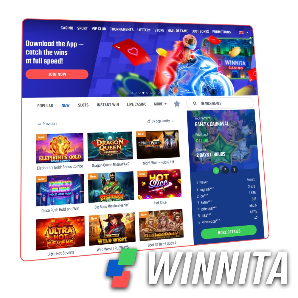 Provider software su Winnita
